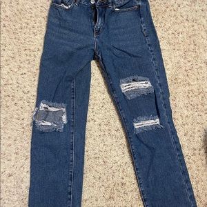 pacsun ripped mom jeans